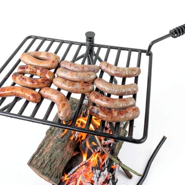 Titan Fire Ring with Swivel Grate 32 Inch Steel Fire Pit-3