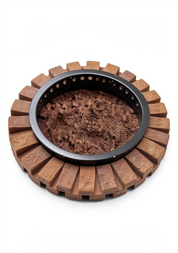 TUSGENK Fire Ring Black Iron 39 Inch Outdoor-6
