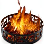 Fire Pit Mini Tang Metal Round Outdoor Ring-0