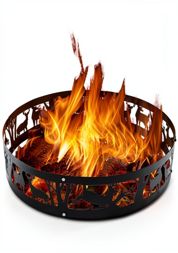 Fire Pit Mini Tang Metal Round Outdoor Ring-0