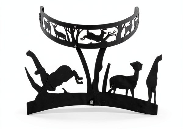 Fire Pit Mini Tang Metal Round Outdoor Ring-3