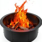 GJWCVL Fire Pit Steel Outdoor Wood Burning Industrial Design-0