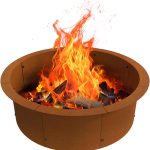 GJWCVL Fire Ring Corten Steel Industrial Design Outdoor-0