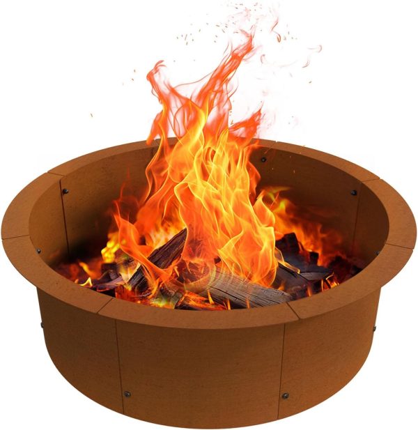 GJWCVL Fire Ring Corten Steel Industrial Design Outdoor-0