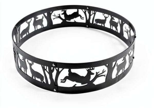 Fire Pit Mini Tang Metal Round Outdoor Ring-1
