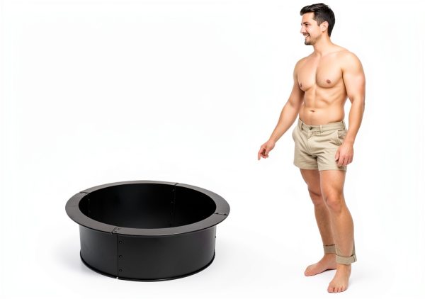 Blue Sky Outdoor Living Fire Ring Steel Classic Black-3