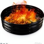 Alloy Steel Fire Ring YSEJOMP Round Design-0
