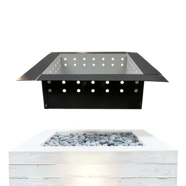FEBTECH Square Fire Ring Smokeless Carbon Steel Outdoor-1