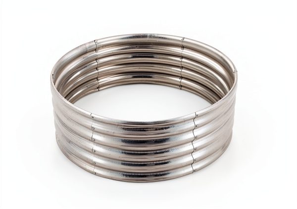 FORTUNO Fire Ring Outdoor Galvanized Steel Raised Bed-6