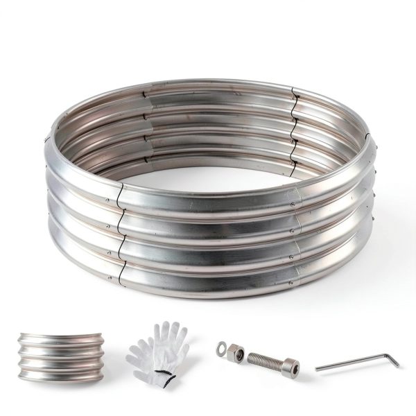 Stainless Steel Fire Ring Sersper 3ft Outdoor-4