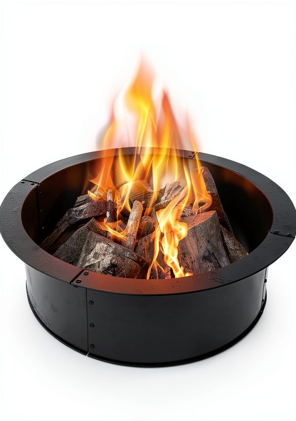 Blue Sky Outdoor Living Fire Ring Steel Classic Black-1