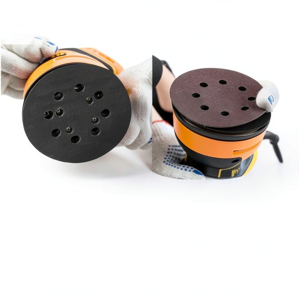 Johnnyue Orbital Sander Pad Metal 5in Hook Loop-3