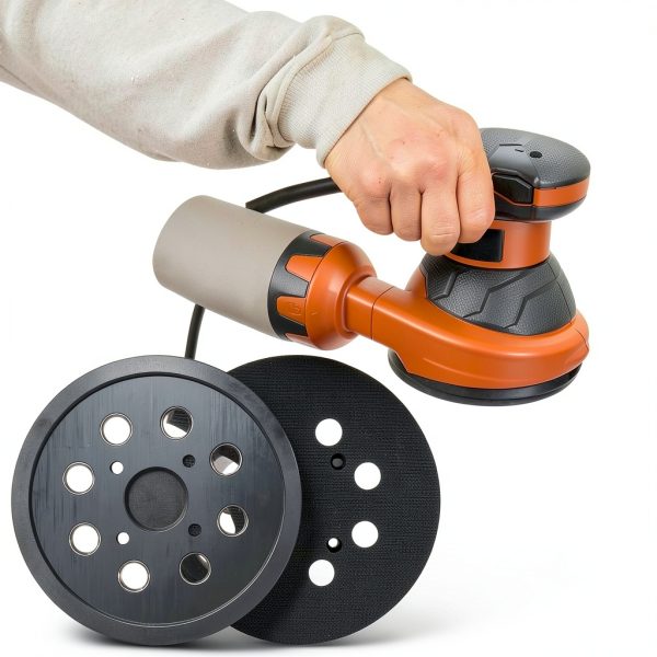 Johnnyue Orbital Sander Pad Metal 5in Hook Loop-6